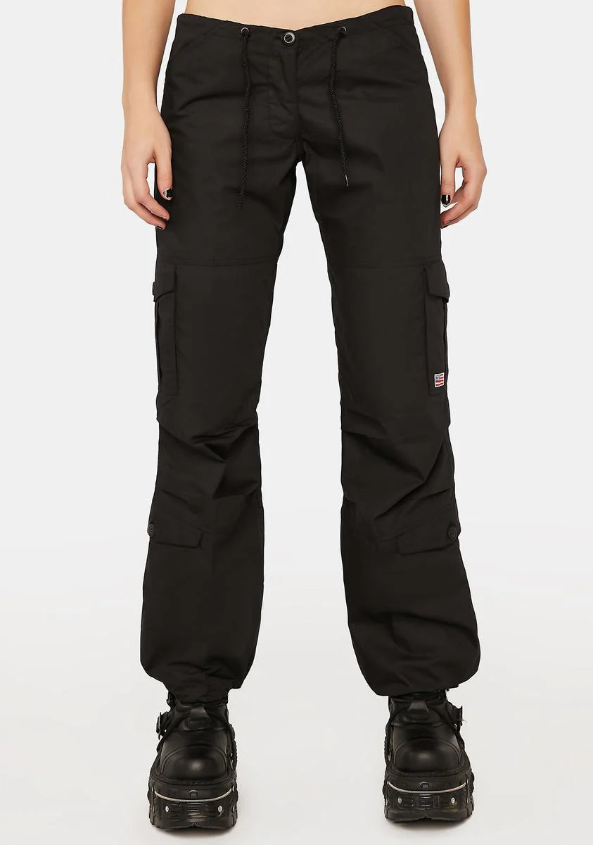 Black Monica Wind Pants