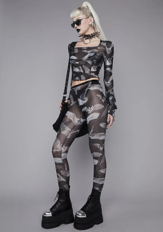 Deadly Echo Mesh Leggings