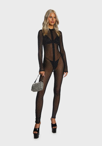 Just Wanna Be Yours Rhinestone Jumpsuit