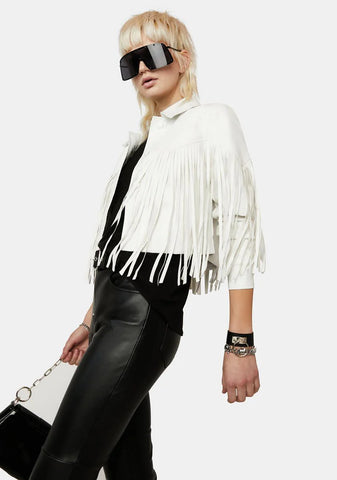 No One's Business Vegan Leather Jacket