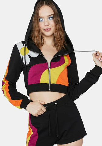 The New Daze Crop Hoodie