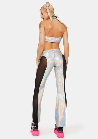 Race The Stars Holographic Pants