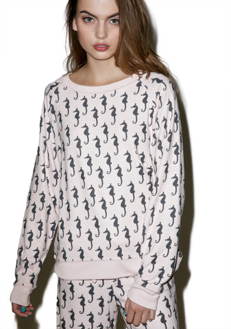 Sea Horses Cozy Sweatshirt