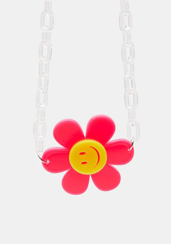 Love Stay Groovy Chain Necklace