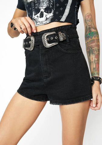 All Bets Are Off High Waist Shorts