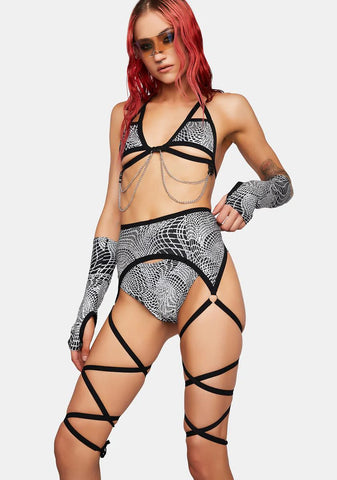 Ultra Wave Reflective Garter Belt