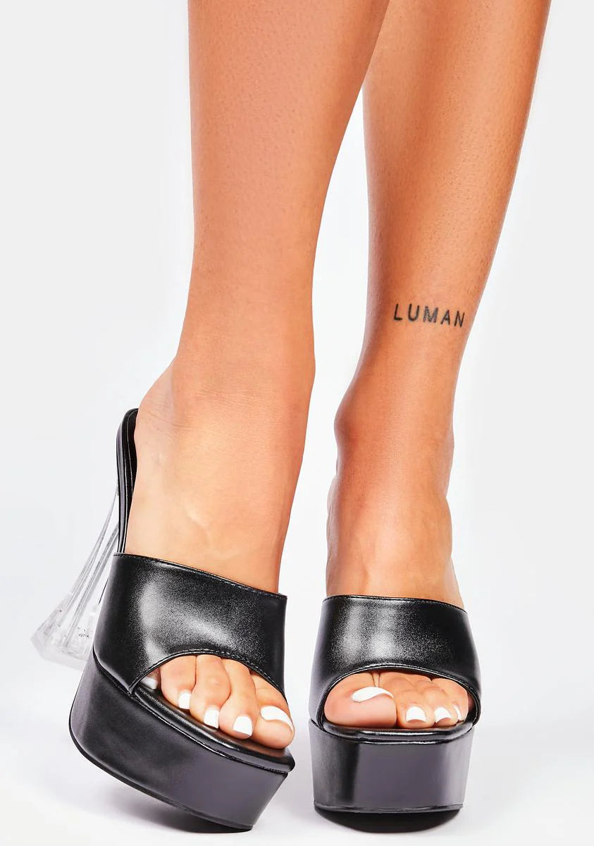 Saved By Sweetness Platform Heels