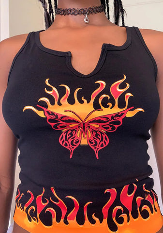 Burning Rubber Graphic Tank