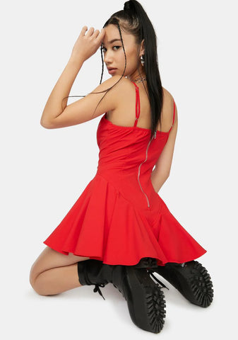 Truthful Thoughts Flared Dress