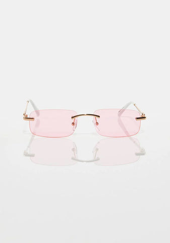 Come On Over Rimless Sunglasses