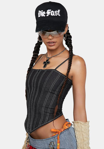 Ready And Willing Corset Top