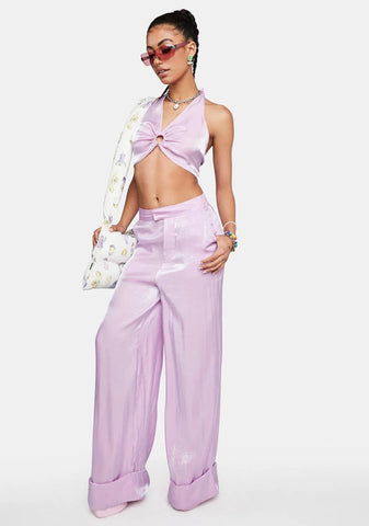 Shine Wide Leg Trousers