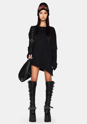 Modulation Unisex Pierced O-Ring Tee