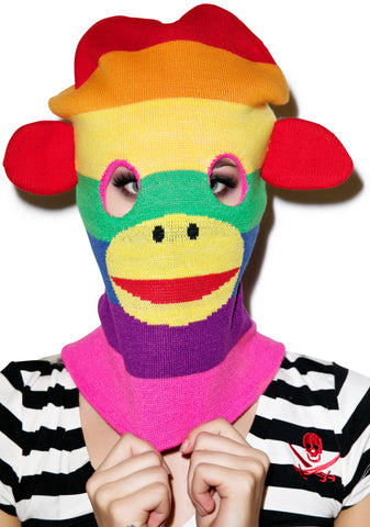 Monkey Business Knit Mask