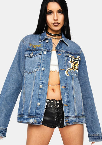 NYC Tiger Denim Jacket