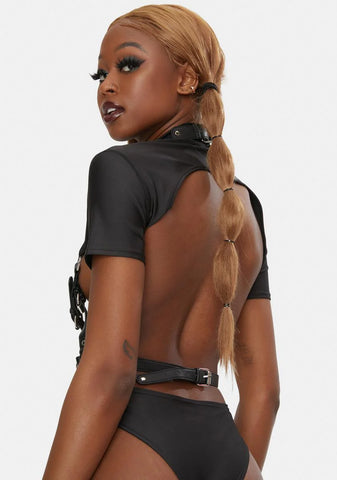 Fetish Belted Bodysuit