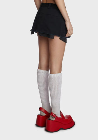 Dark Never Formal Cargo Skirt