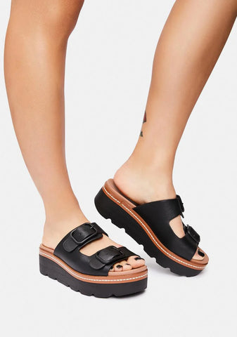 Black Surfs Up Sandals