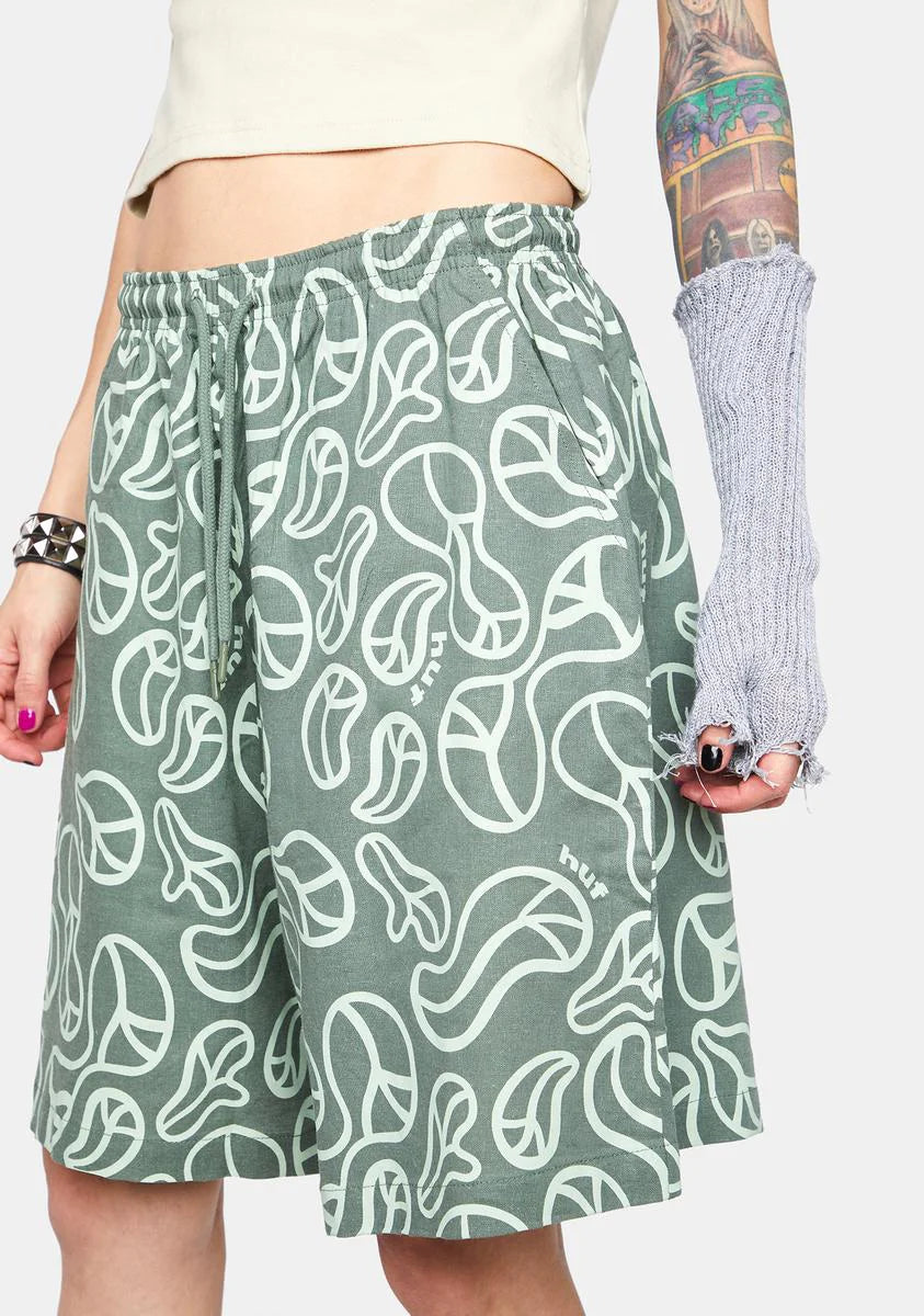 Sage Groovy Wide Shorts