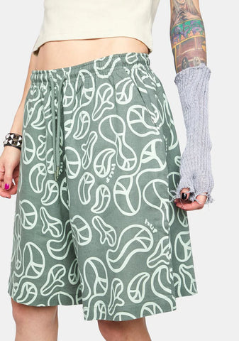 Sage Groovy Wide Shorts