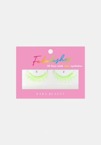 Neon Green C3 Fabulashes Faux Mink Eyelashes