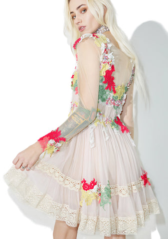 Dew Drop Floral Dress