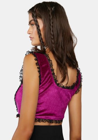 Silence In The Library Corset Top