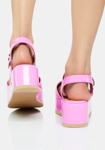 Jump Out Platform Sandals