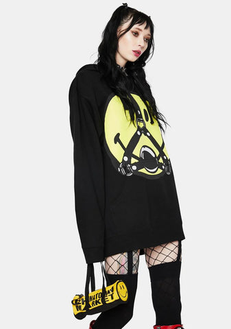 Smiley Ball Gag Hoodie
