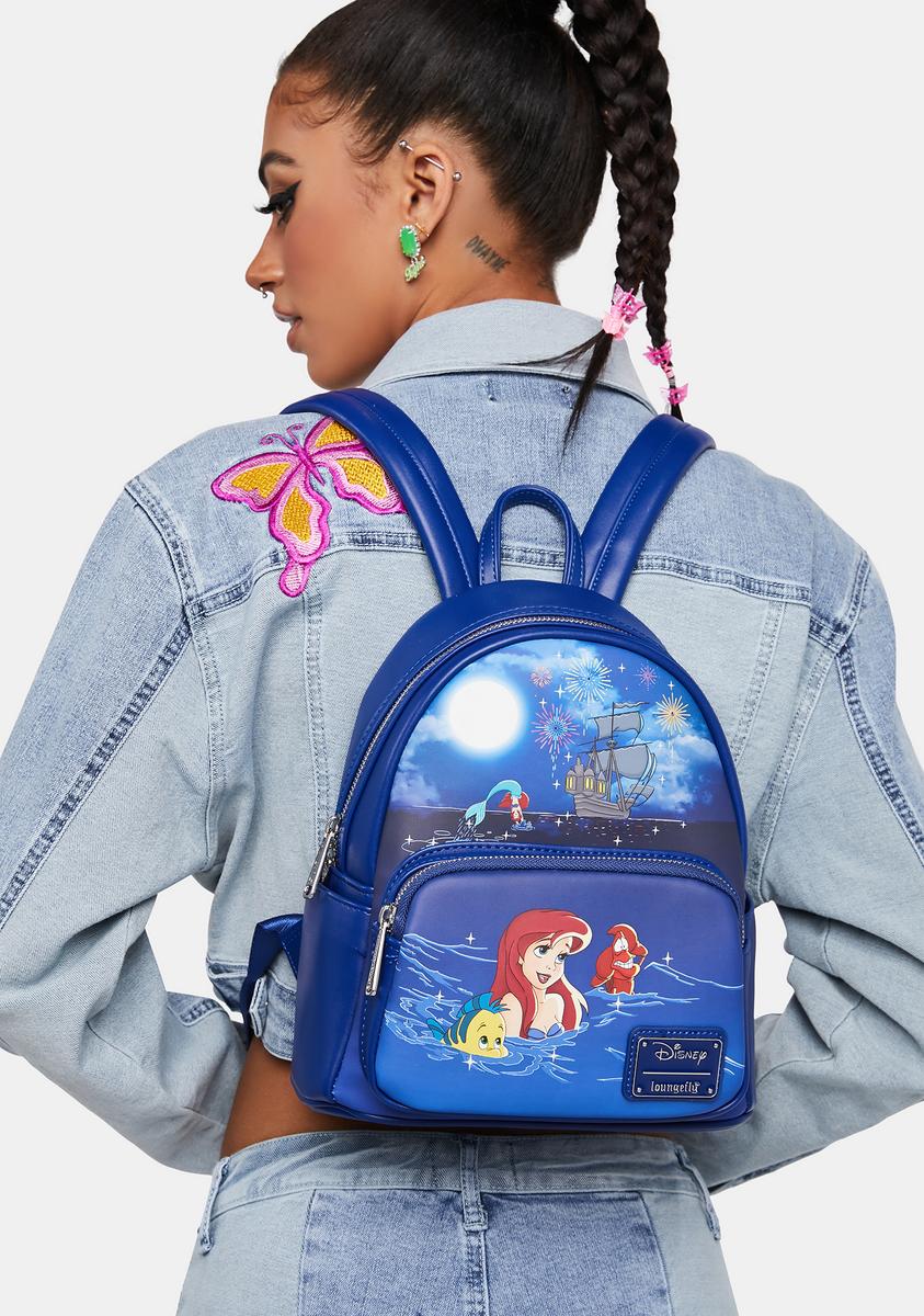 The Little Mermaid Ariel Fireworks Glow and Light Up Mini Backpack