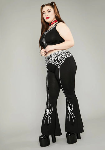 Tangled Web Of Secrets Yoga Pants