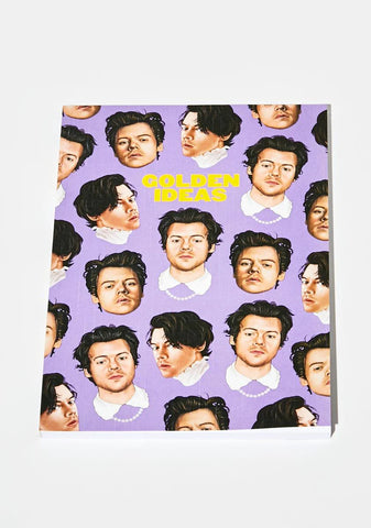 Harry Styles Golden Ideas Notebook
