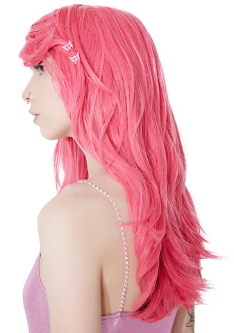 Atomic Pink Mid-Length Wig