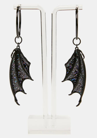 Wings Of The Night Drop Earrings