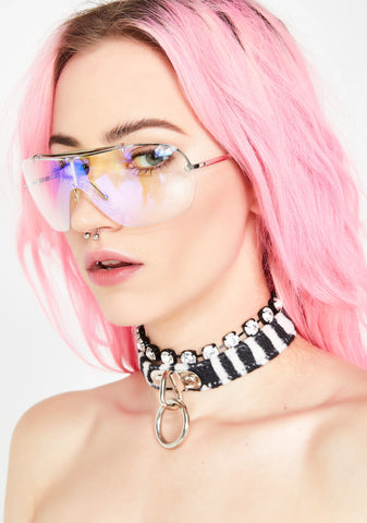Bee Prismatic Ecstasy Iridescent Glasses