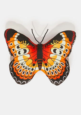 Citrus Shoot The Breeze Butterfly Pillow