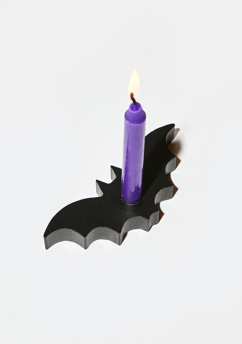 Bat Of The Land Candle Holder