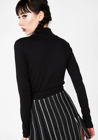 Lil Witch Mock Neck Top