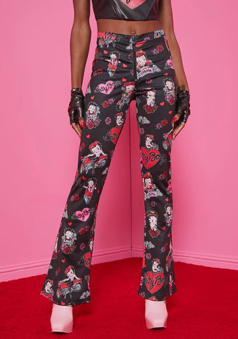 Tough Betty Twill Flare Pants