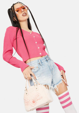 Nelson Light Wash Gigi Distressed Shorts