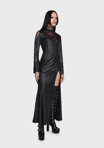 Night Withered Vine Dress