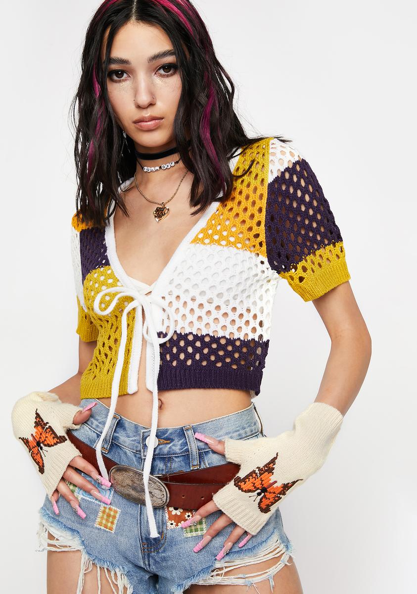 Make A Bet Crochet Top