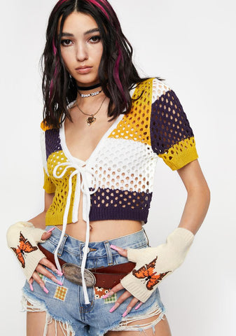 Make A Bet Crochet Top