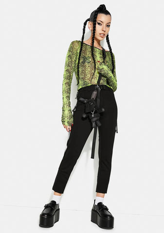 Basilisk Off Shoulder Sheer Top