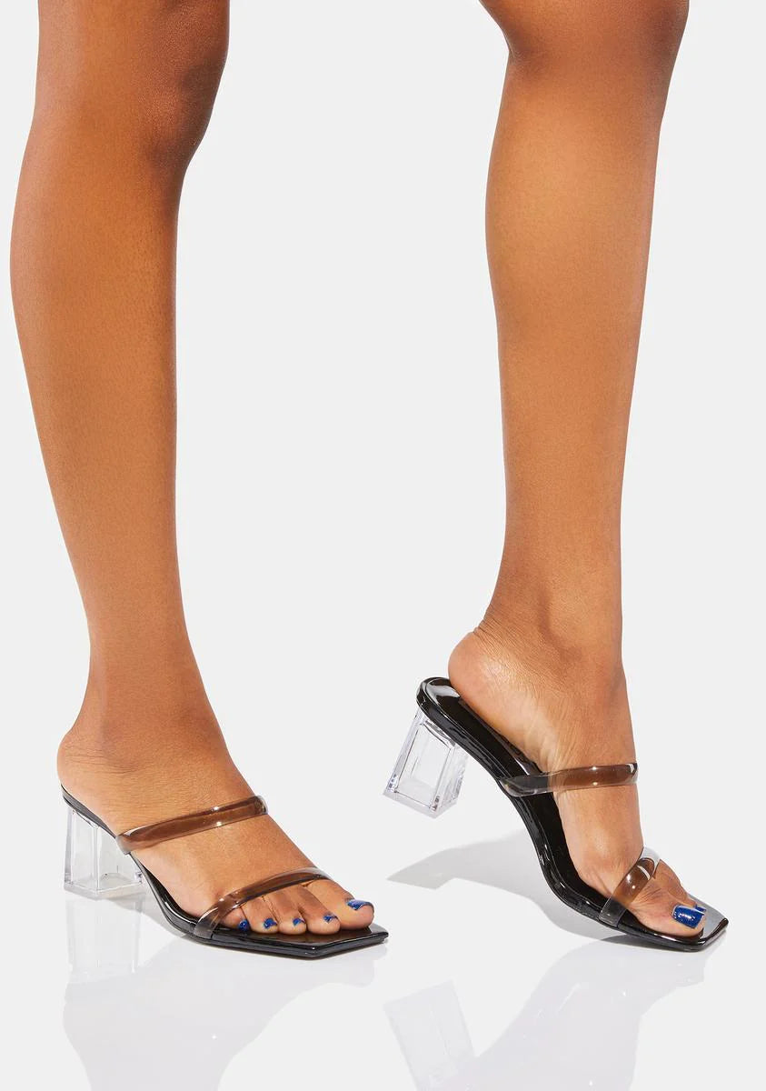 Understood The Assignment Clear Heels