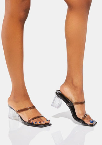 Understood The Assignment Clear Heels