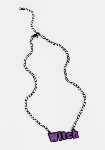 Which Witch Chain Necklace