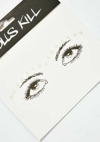 Kush Lit Gamma Glow In The Dark Face Gems