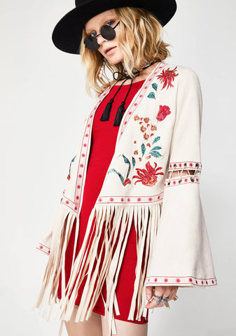 Desert Bloom Embroidered Jacket