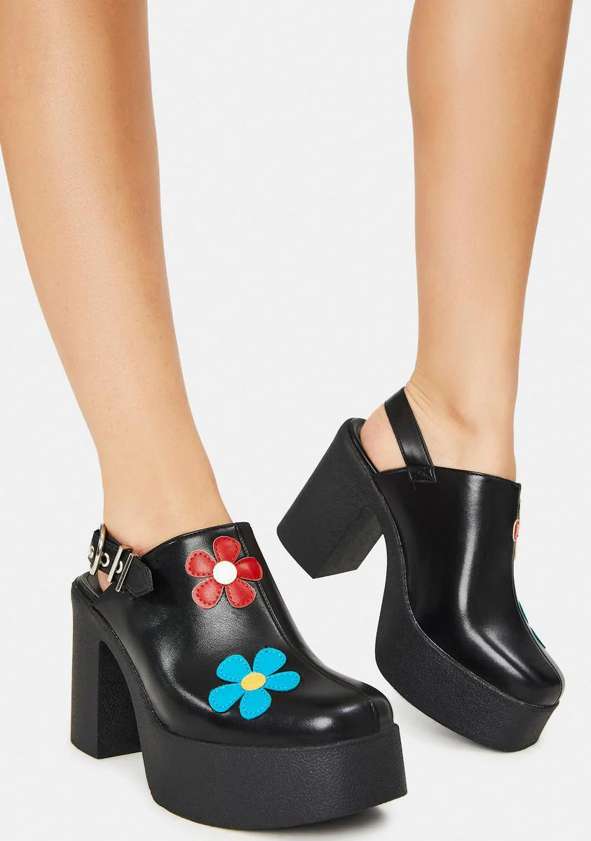 She's A Wildfire Chunky Platform Heels